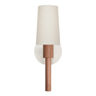 Parker Linen shown in Walnut with a Natural White Glaze Ceramic