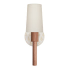 Parker Linen shown in Walnut with a Natural White and Cream Floral Ceramic
