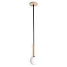 Parker Pendant shown in Maple with Matte Black