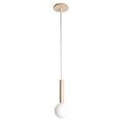 Parker Pendant shown in Maple with White