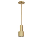 Ridge Rod Pendant shown in Brass