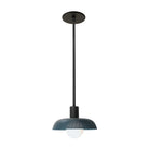 Sally Pendant shown with an Ocean Blue perforated shade and Matte Black fixture finish