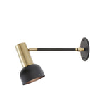 Scout Single Articulated shown in Matte Black with Brass Accents