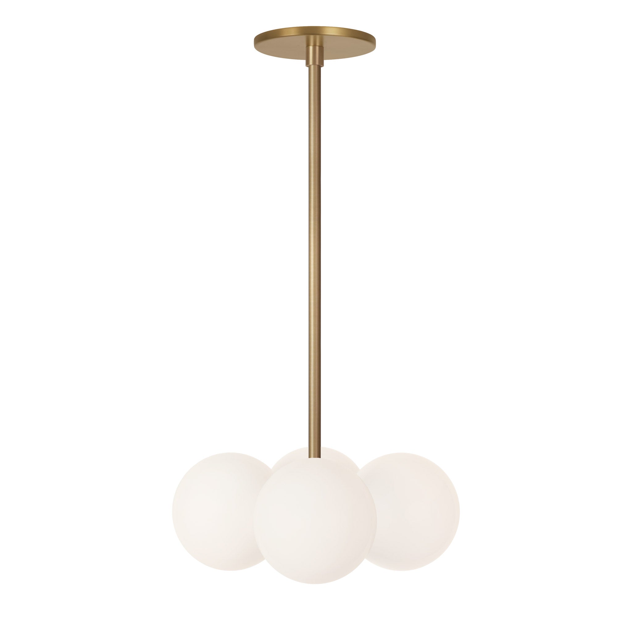 Selene Compass shown in Heirloom Brass