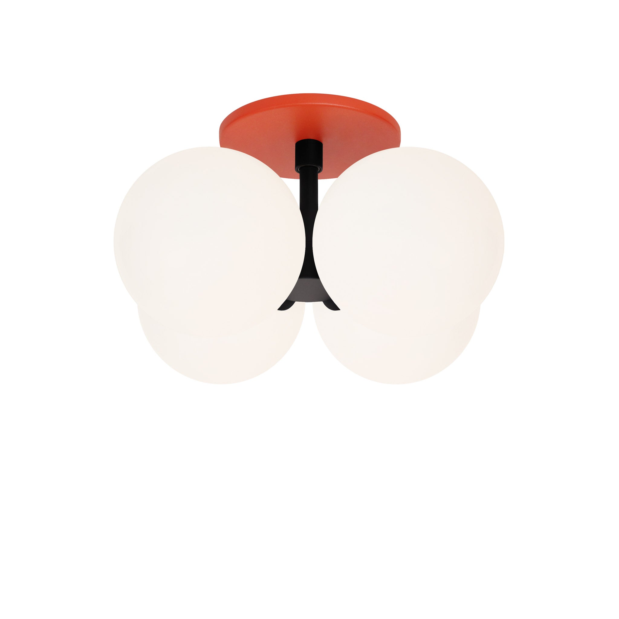Selene Compass Surface shown in Matte Black with a Persimmon Canopy