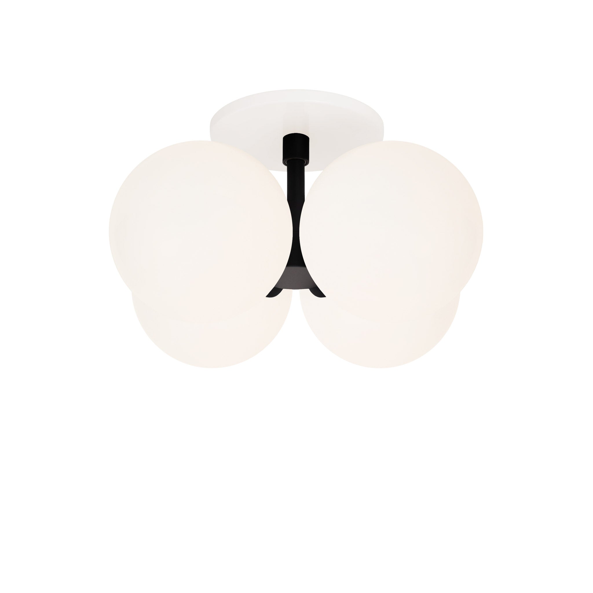 Selene Compass Surface shown in Matte Black with a White Canopy