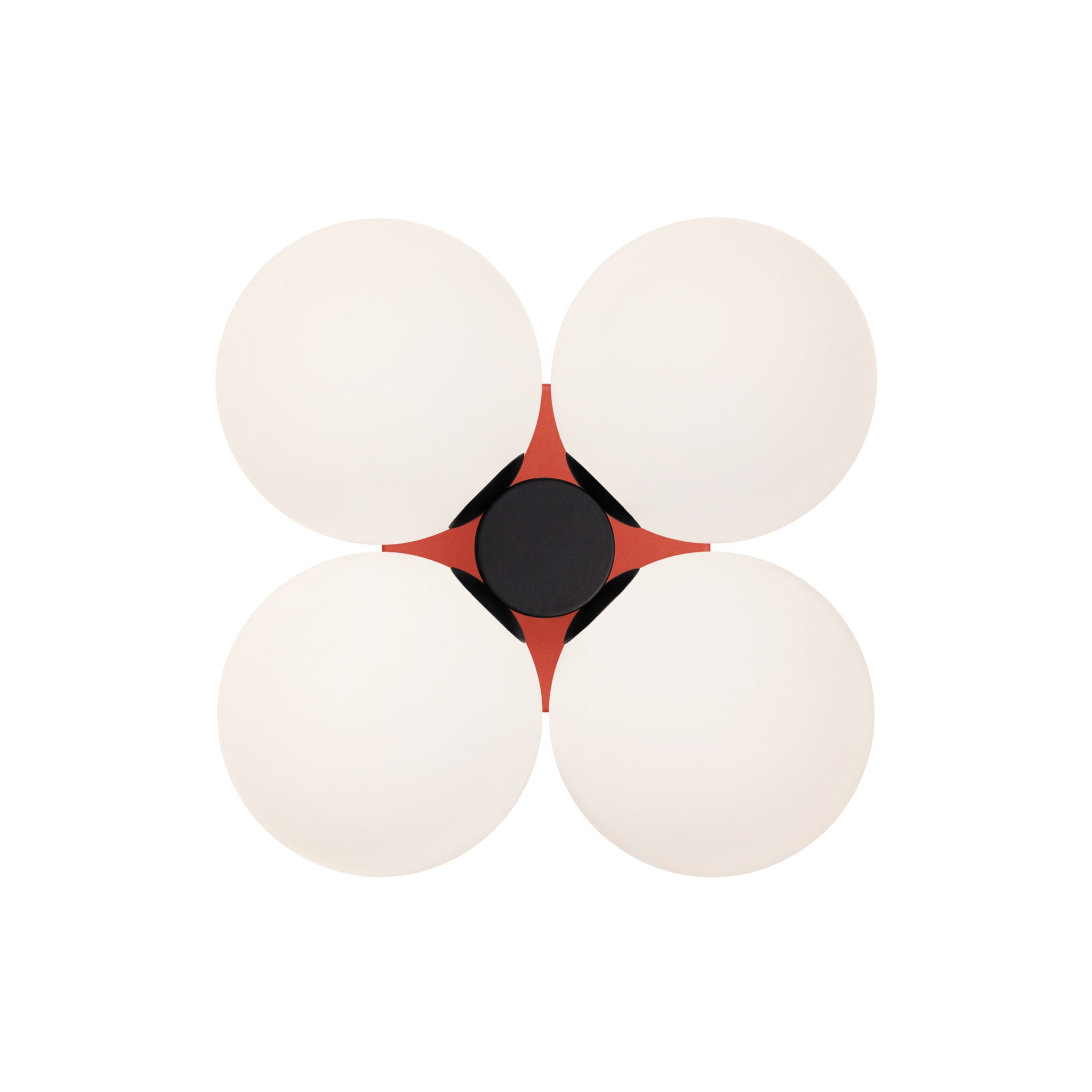 Selene Compass Surface shown in Matte Black with a Persimmon Canopy