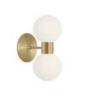 Selene Double shown in Brass