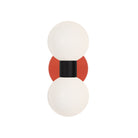 Selene Double shown in Matte Black with a Persimmon Canopy