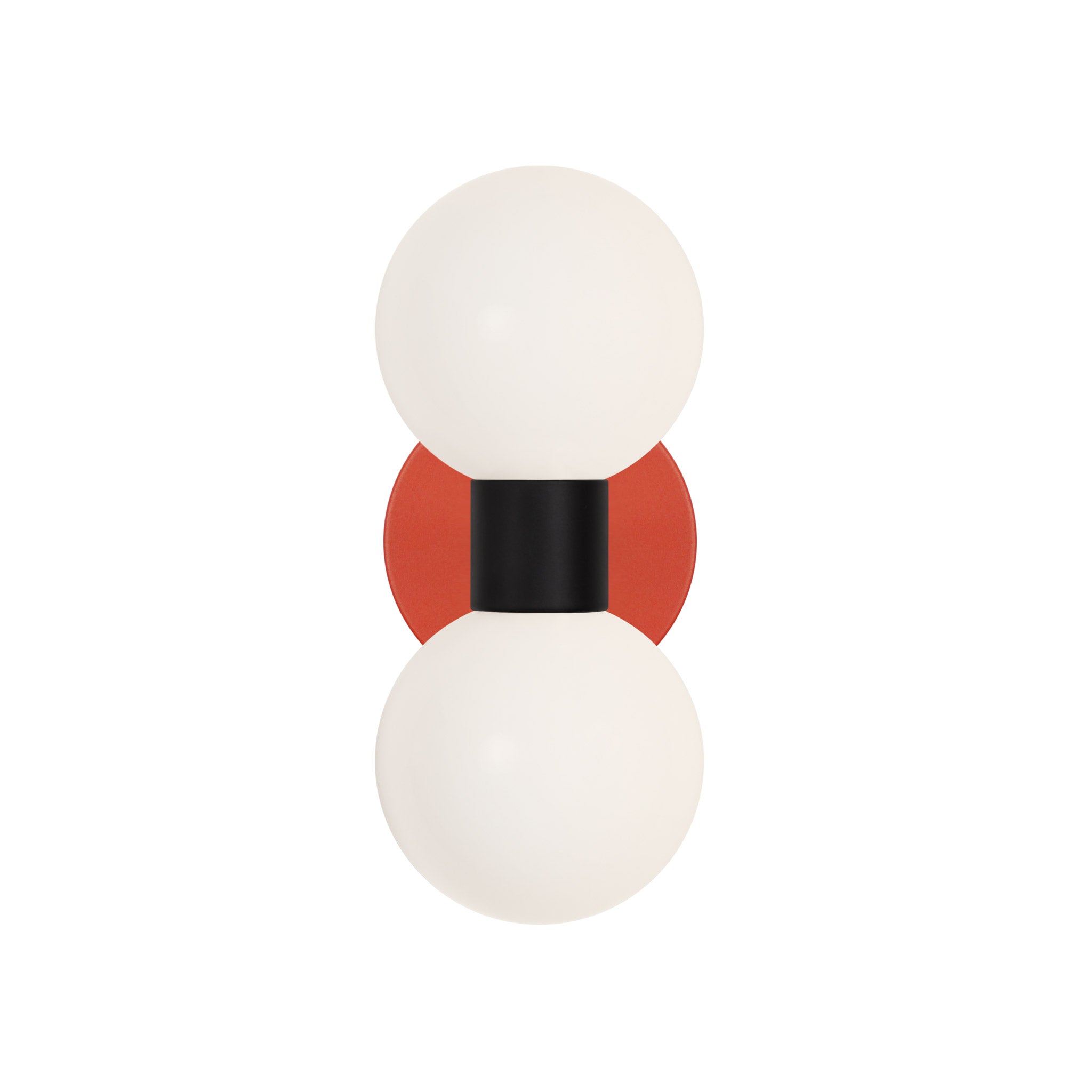 Selene Double shown in Matte Black with a Persimmon Canopy