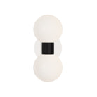 Selene Double shown in Matte Black with a White Canopy