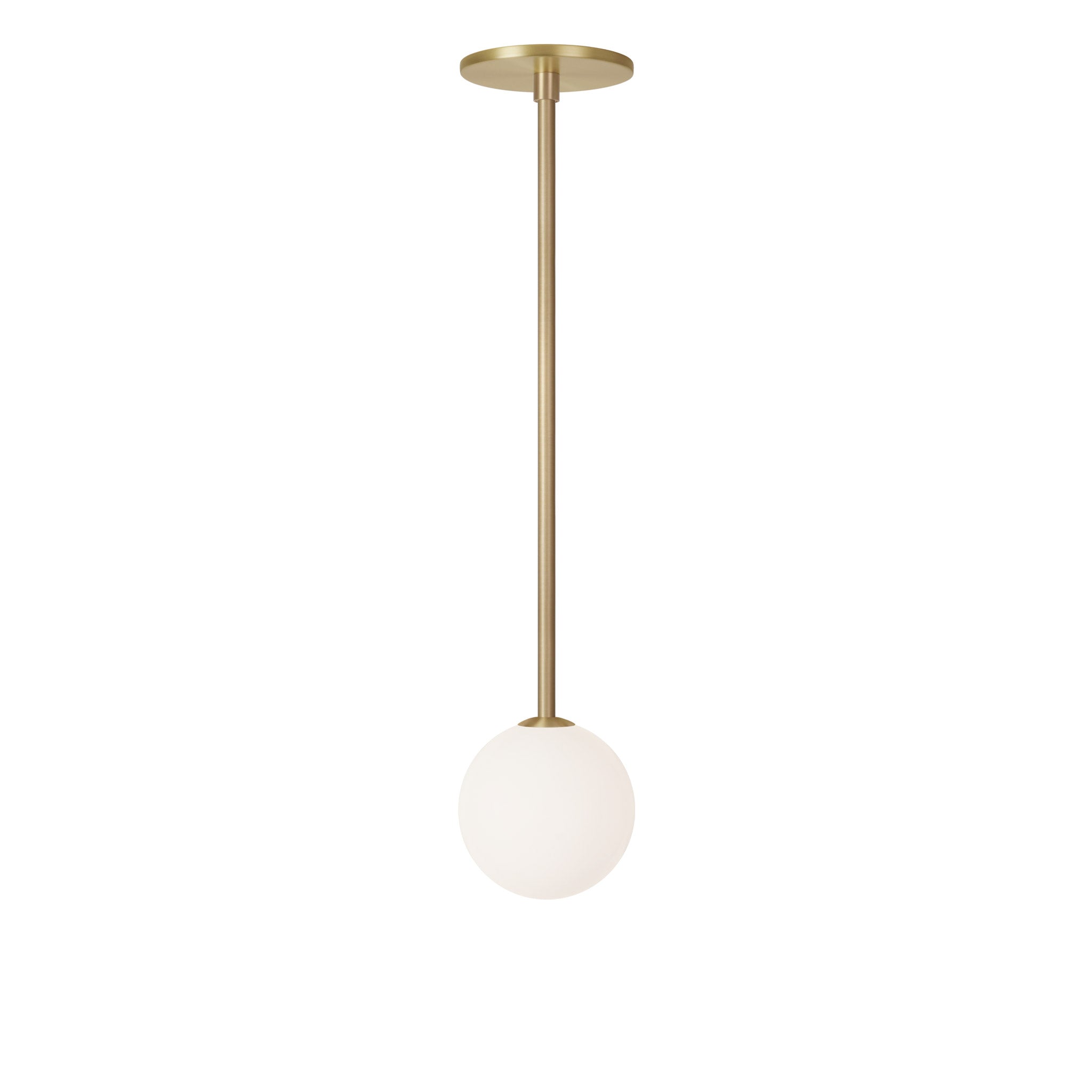 Selene Pendant shown in Brass