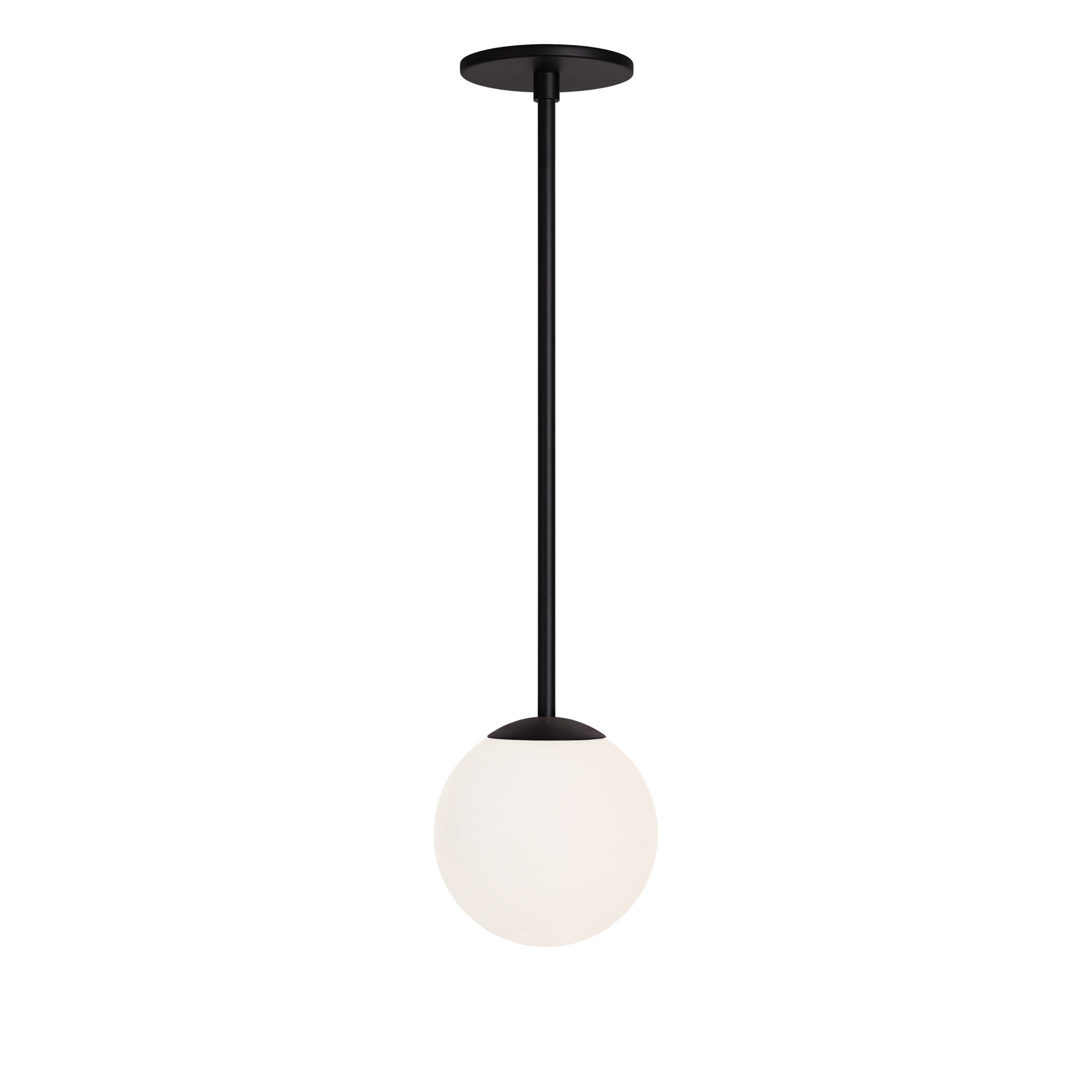 Selene 6" Pendant shown in Matte Black
