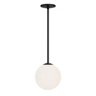 Selene 8" Pendant shown in Matte Black