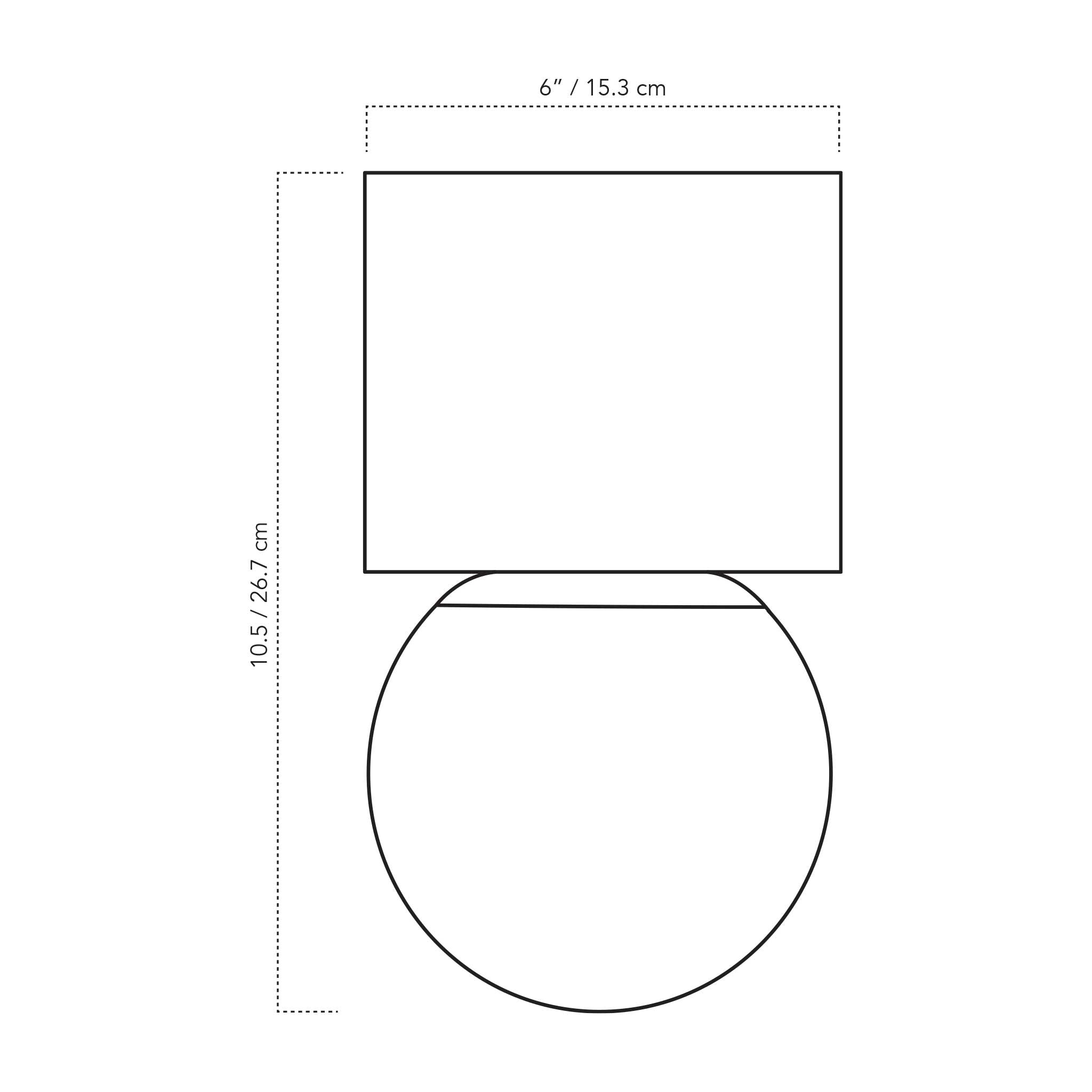 A Technical Drawing Of The Sonya Lighting Fixture