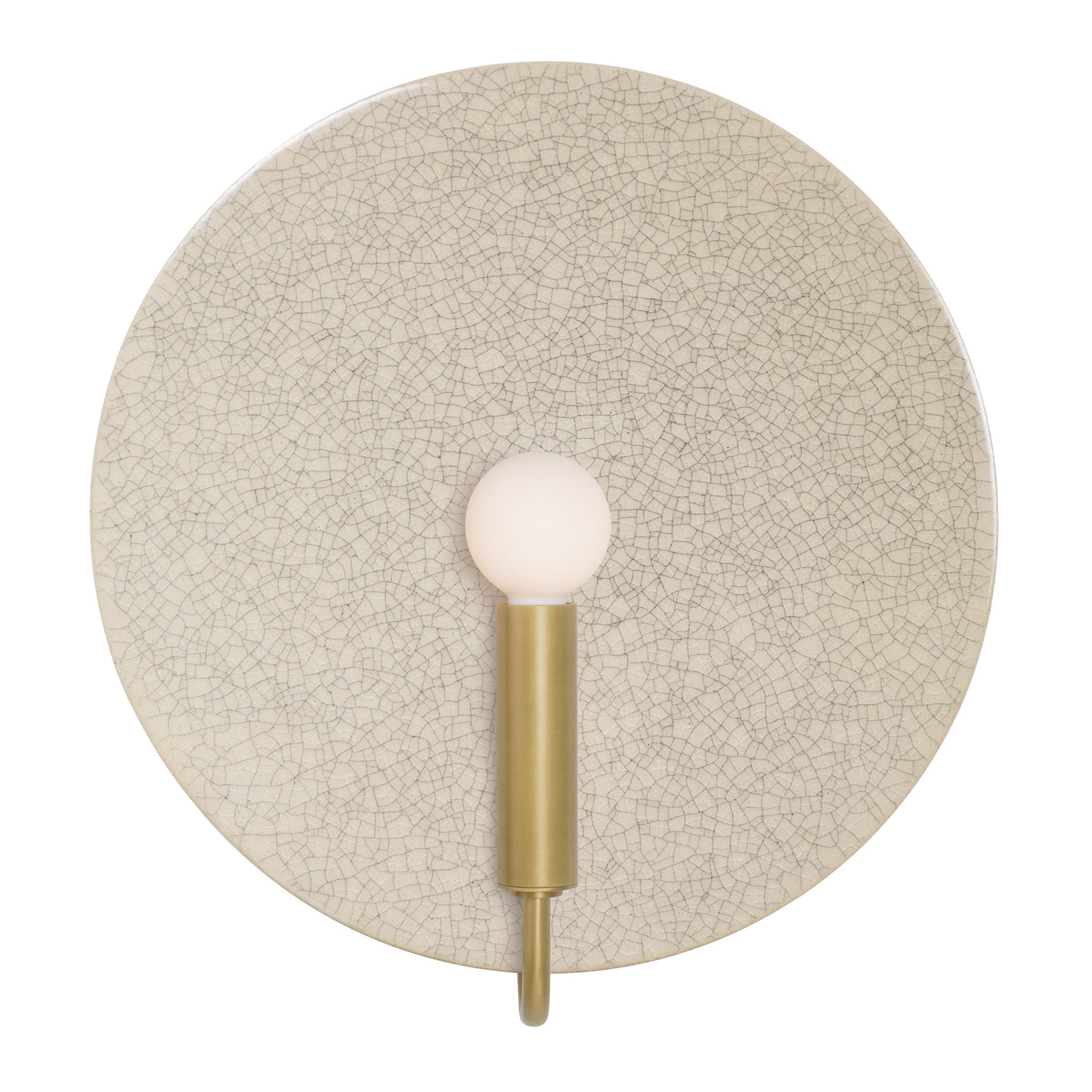 Tanglewood ADA shown in Brass with a Gloss Crackle Glaze Ceramic 