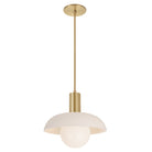 Terra Lexi Large Pendant shown in Brass