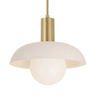 Terra Lexi Large Pendant shown in Brass