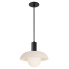 Terra Lexi Large Pendant shown in Matte Black