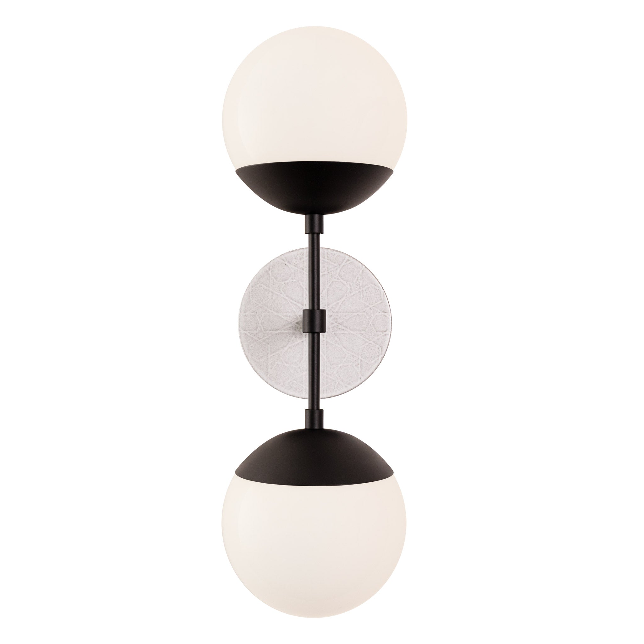 Theo sconce with ceramic canopy by Cedar & Moss/Pratt + Larson