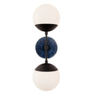 Theo shown in Matte Black with an Indigo Blue Star Ceramic Canopy