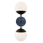 Theo shown in Matte Black with an Indigo Blue Swift Ceramic Canopy