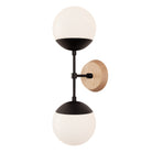 Theo shown in Matte Black and a Maple Wood Canopy
