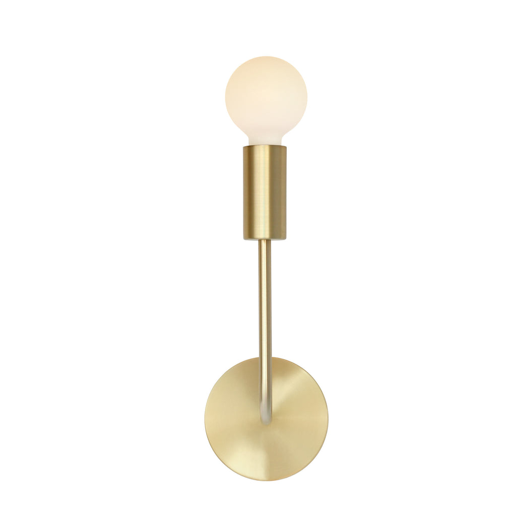 Timberline Sconce shown in Brass. 