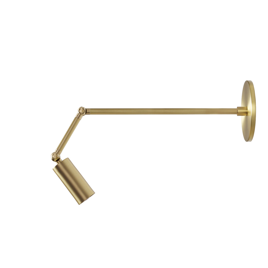 Timberline Spot Sconce shown in Brass