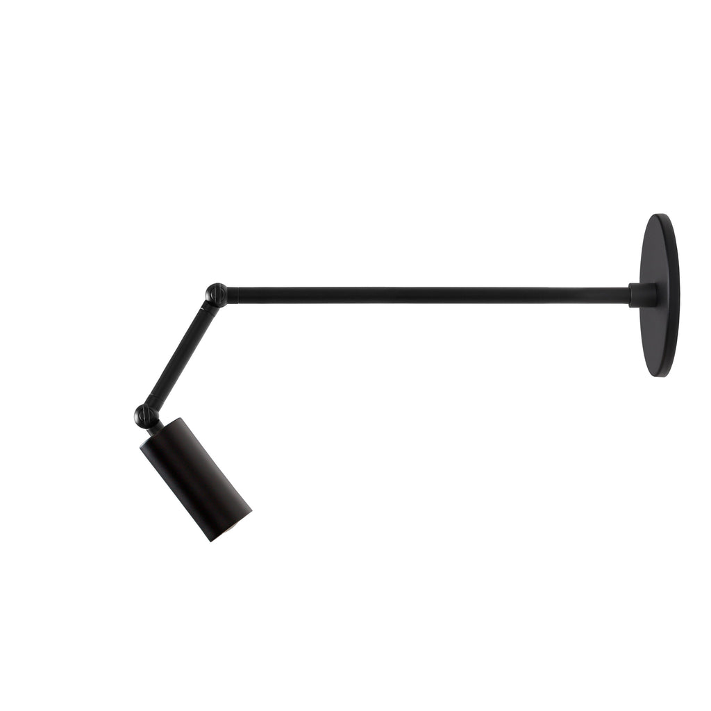 Timberline Spot Sconce shown in Matte Black