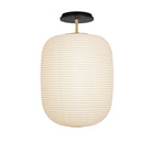 Umi Surface shown in Brass with a Black Stained Wood Canopy