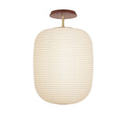 Umi Surface shown in Brass with a Walnut Wood Canopy