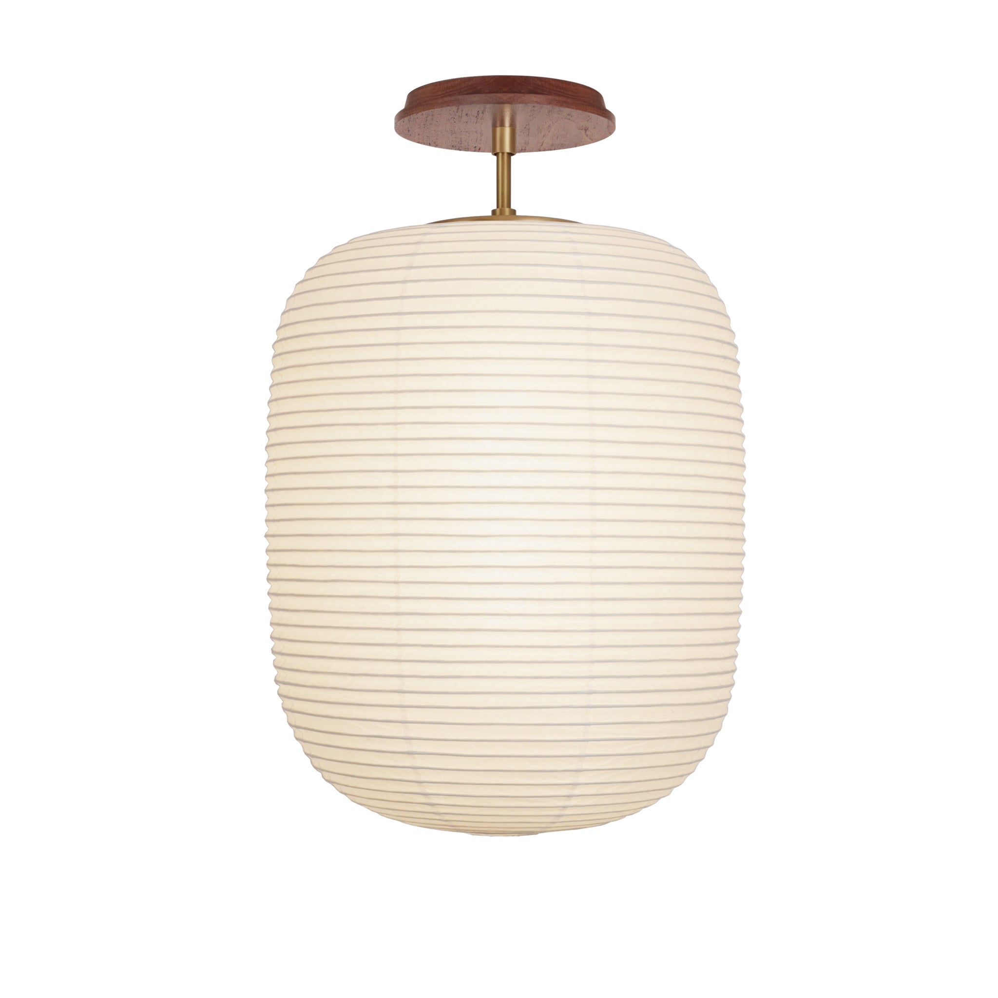 Umi Surface shown in Heirloom Brass with a Walnut Wood Canopy