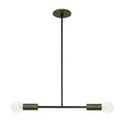 Venus Pendant shown in Secret Garden Green with Matte Black Accents