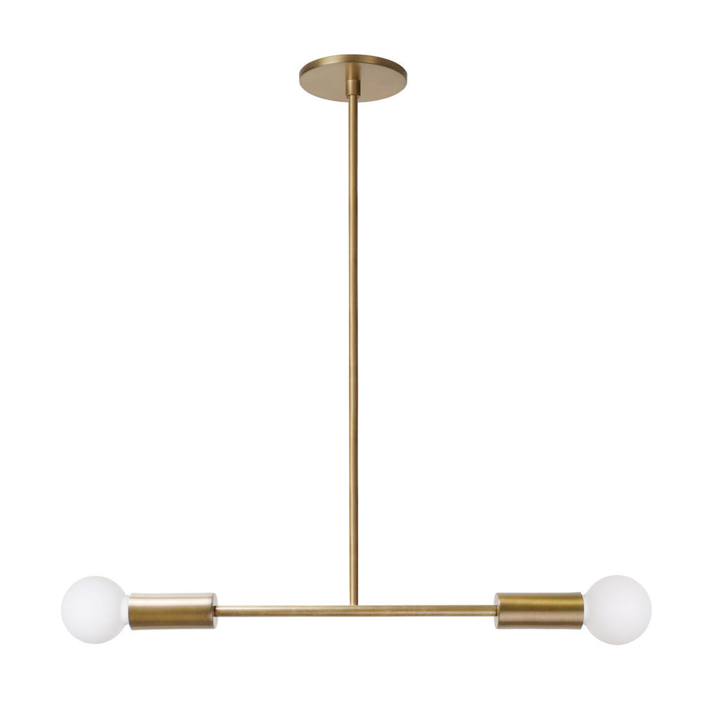 Venus Pendant shown in Heirloom Brass with Heirloom Brass Accents