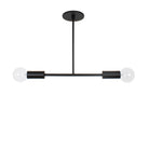 Venus Pendant shown in Matte Black with Matte Black Accents