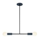 Venus Pendant shown in Ocean Blue with Matte Black Accents