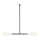 Venus Pendant shown in White with Matte Black Accents