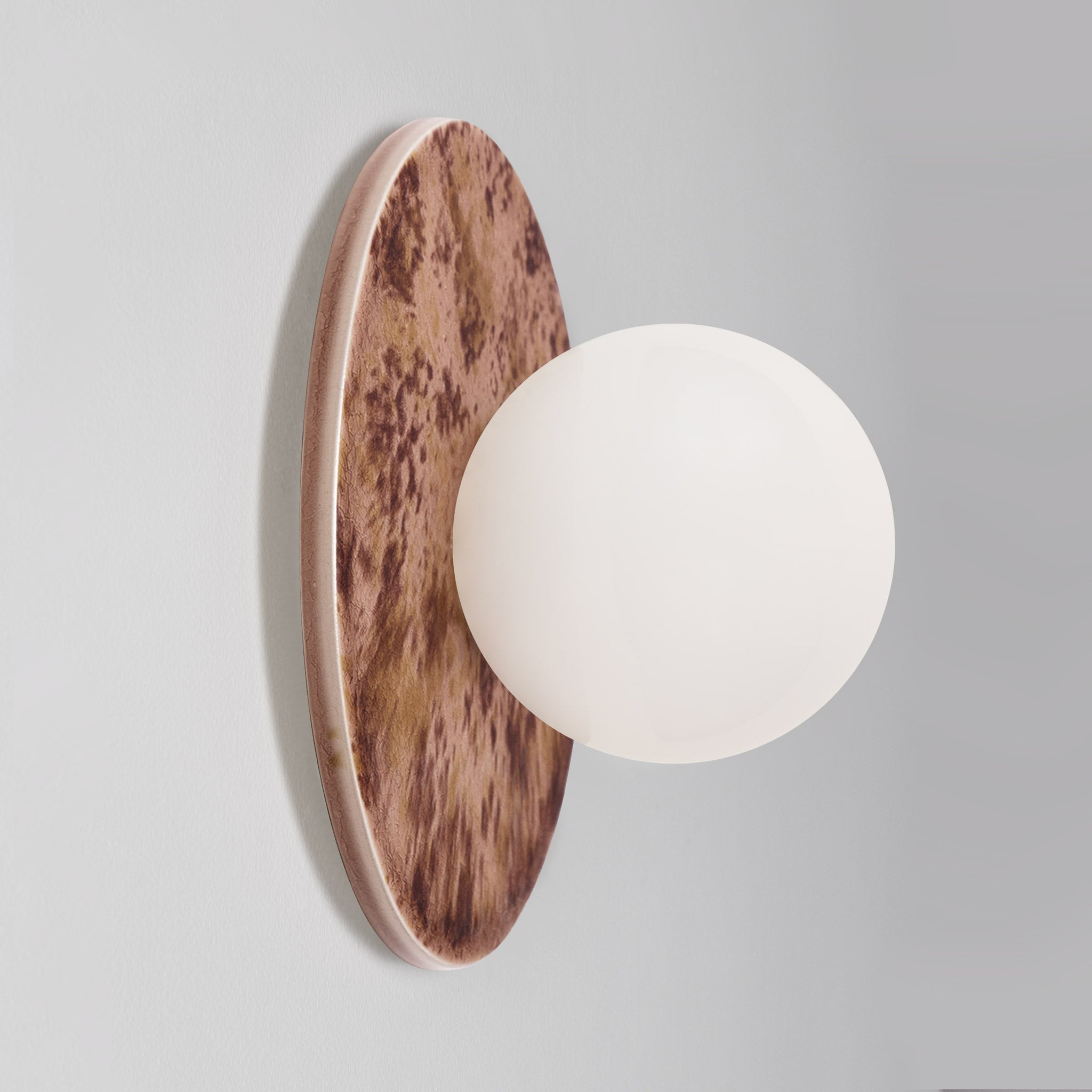 Victoria Moon Sconce shown in Rosewood