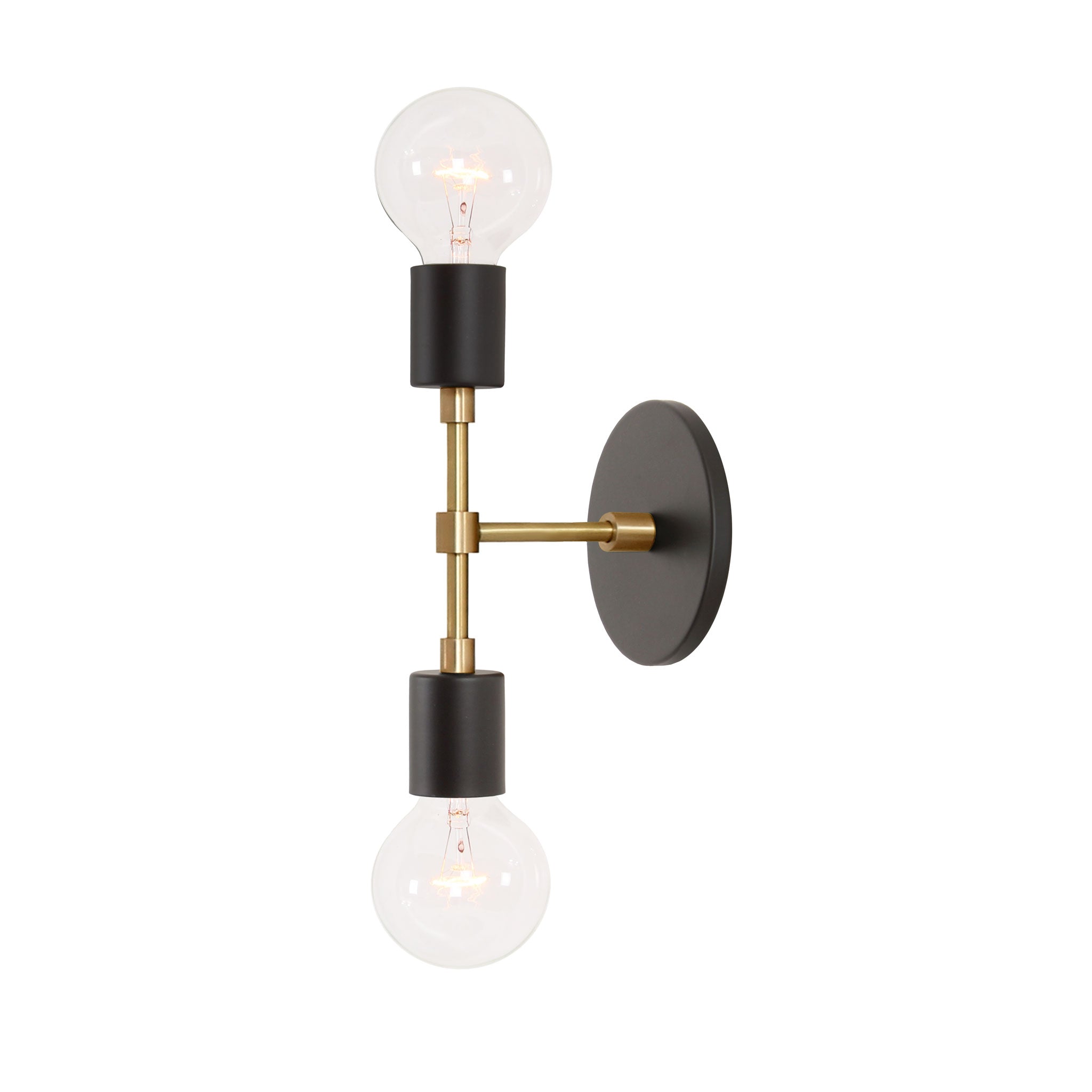 Vista 2 shown in Matte Black and Brass