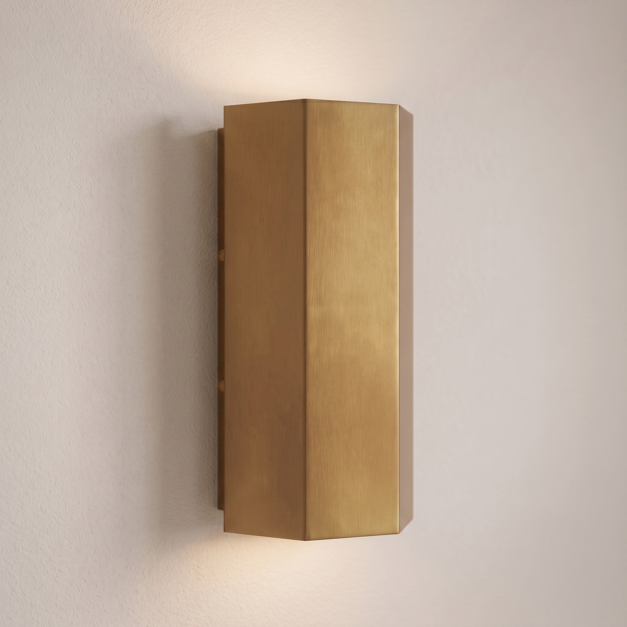 Viviane ADA Sconce shown in Heirloom Brass