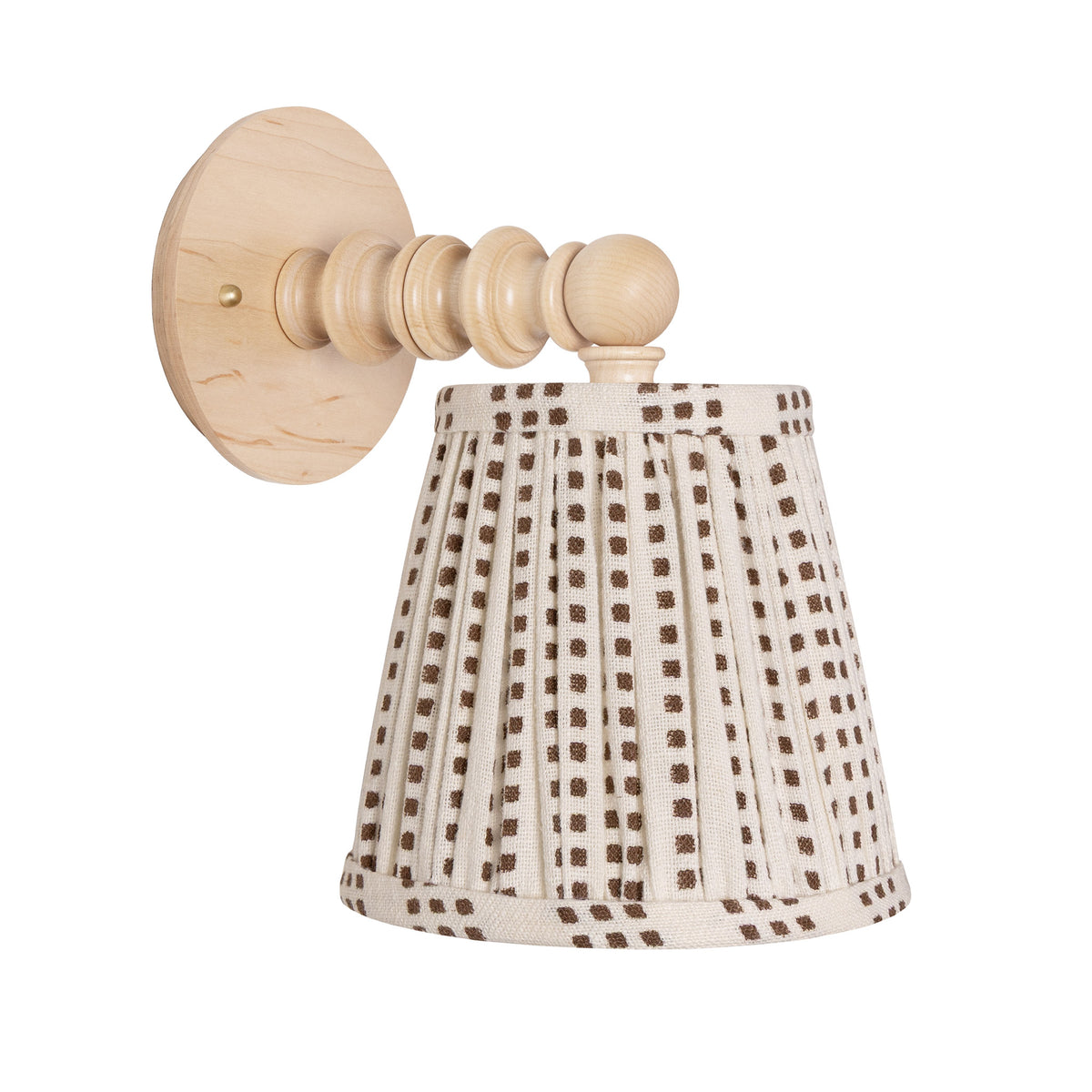 Yorkshire Sconce shown with an Aspen Coco Shade