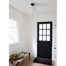 Allison Large shown in Gloss Black Glaze ceramic