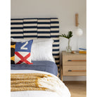 Alto 14" Wood Arm Sconce with White, Birch, Plug-in and White Cord.  Interiors by  Raili CA Design, Photography by Karyn Millet