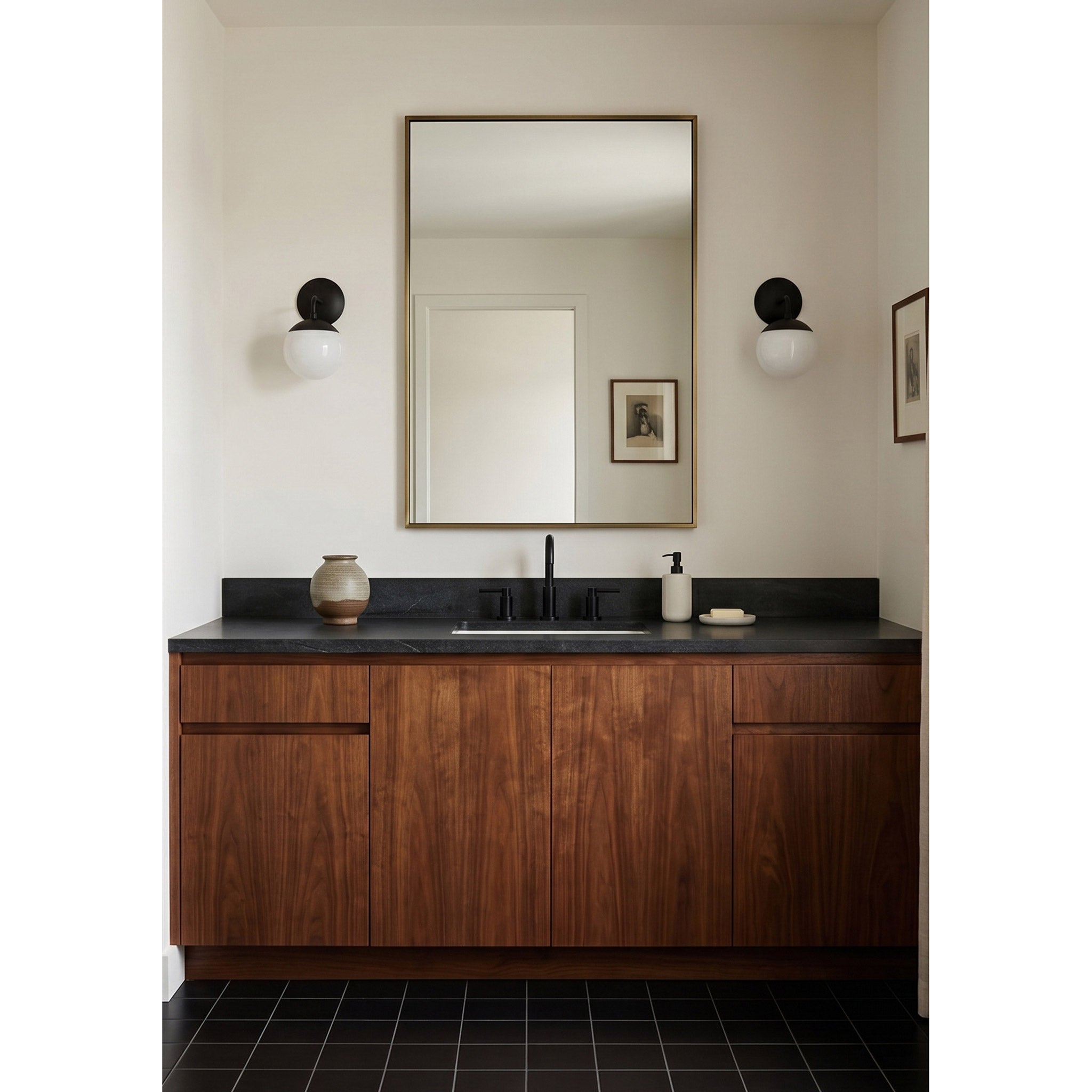 Alto Sconce 6" in Matte Black