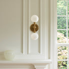 Bijou Double  shown in Heirloom Brass