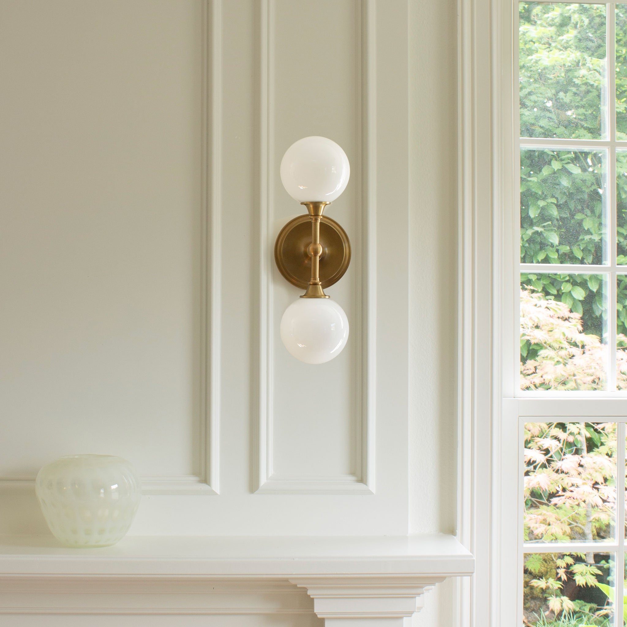 Bijou Double  shown in Heirloom Brass