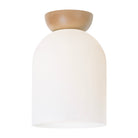 Colette Surface shown in Opal Glass with Maple