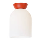 Colette Surface shown in Opal Glass with Persimmon