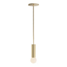 Fjord Rod Pendant shown in Brass